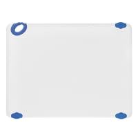 Winco CBN-1824BU Plastic Cutting Board - 18" x 24", Blue