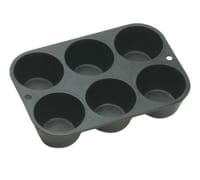 Lodge Straight-Sided Cast Iron Muffin Pan w/ 6-Holes (L5P3)
