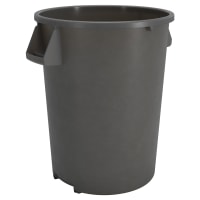 Carlisle 44 gallon Commercial Trash Can - Plastic, Round, Foot Rated (84104423)