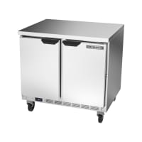 Beverage-Air WTR36AHC-FLT 36" Worktop Refrigerator w/ 2 Doors, 115v