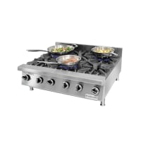 Garland UTOG12-2 12" Gas Hotplate w/ (2) Burners &amp; Manual Controls, Natural Gas