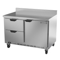 Beverage-Air WTRD48AHC-2-FIP 48" Worktop Refrigerator w/ (2) Section, 115v