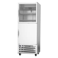 Beverage-Air RI18HC-HGS 27 1/4" One Section Reach In Refrigerator, 1 Glass Door, 1 Solid Doo...