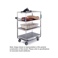 Lakeside 562 Queen Mary Cart - 6 Levels, 700 lb. Capacity, Stainless, Flat Edges
