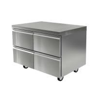 Delfield D4448NP 48"W Undercounter Refrigerator w/ (2) Sections & (4) Drawers, 115v