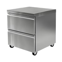Delfield D4427NP 27"W Undercounter Refrigerator w/ (1) Section & (2) Drawers, 115v