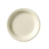 Libbey 740-901-215 5 1/2" Round Porcelana Plate - Porcelain, Cream White