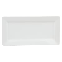 Libbey SL-23 Rectangular Porcelain Plate, 12x6 1/2", Slate