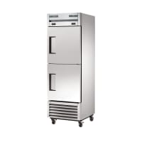 True T-23DT-HC 27 1/16" One Section Commercial Combo Refrigerator Freezer - Right-Hinged Solid Doors, Dual Temp, 11