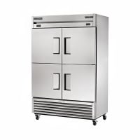 True T-49DT-4-HC 54 1/8" Two Section Commercial Combo Refrigerator Freezer - Solid Doors, Dual Temp, 115v