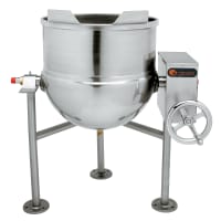 Groen DL-60 60 gal Steam Kettle - Manual Tilt, 2/3 Jacket, Direct Steam