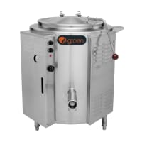 Groen EE-100 100 gal Steam Kettle - Stationary, 2/3 Jacket, 208v/3ph