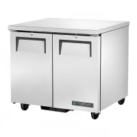True TUC-36-HC 36 3/8" W Undercounter Refrigerator w/ (2) Sections &amp; (2) Doors, 115v
