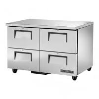 True TUC-48F-D-4-HC 48 1/2" W Undercounter Freezer w/ (4) Sections &amp; (4) Drawers, 115v