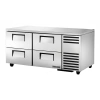 True TUC-67D-4-HC 67" W Undercounter Refrigerator w/ 4 Drawers, 115v
