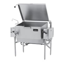 AccuTemp ALTGSE-30 30 gal. Tilt Skillet - Open Leg Base, Peened Interior, Natural Gas