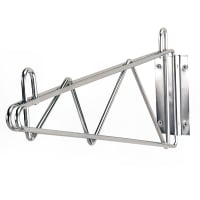 Advance Tabco SB-18 Bracket for 18" Deep Wall Mounted Shelf, Chrome