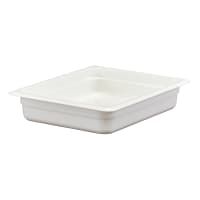 Cambro 22CW148 Camwear Food Pan - Half Size, 2 1/2"D White