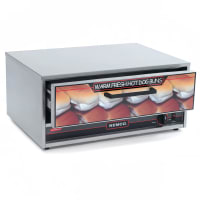 Nemco 8075-BW-220 Humidified Hot Dog Bun Warmer w/ (64) Bun Capacity, 220v/1ph
