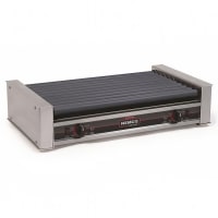 Nemco 8036-220 36 Hot Dog Roller Grill w/ Manual Controls - Flat Top, 220v