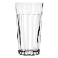 Libbey 15642 16 oz DuraTuff Paneled Glass Tumbler