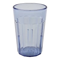 Cambro NT5401 6 2/5 oz Slate Blue Fluted Plastic Tumbler