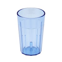 Cambro NT8401 8 oz Slate Blue Fluted Plastic Tumbler