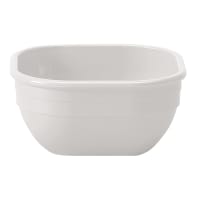 Cambro 10CW148 9 2/5 oz Square Plastic Bowl, White