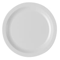 Cambro 725CWNR148 7 1/4" Round Plastic Salad Plate, White