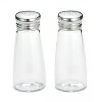 Tablecraft 132S&P 3 oz Shaker for Salt/Pepper - Metal Lid, Round