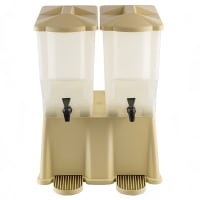 Tablecraft TW33DP 6 gal Beverage Dispenser - Plastic Container, Almond Base