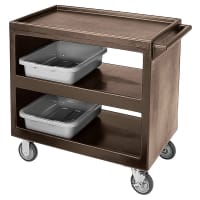 Cambro BC2354S131 3 Level Polymer Utility Cart w/ 500 lb Capacity, Raised Ledges