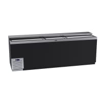 Krowne BC96-BG 96" Forced Air Bottle Cooler - Holds (852) 12 oz Bottles, Black 115v