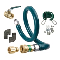 Krowne M7560K 60" Gas Connector Kit w/ 3/4" Male/Male Couplings