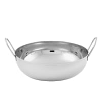 American Metalcraft BD87 8" Round Balti Dish w/ 62 oz Capacity, Doubled Handle, Mirror Finis...