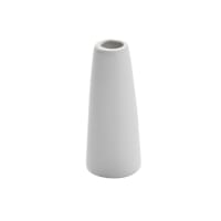 American Metalcraft BVTG6 4" Ceramic Bud Vase Tower, White