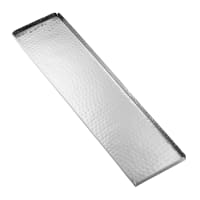 American Metalcraft HMST20 Rectangular Serving Tray - 20" x 4 1/2", Hammered, Stainless