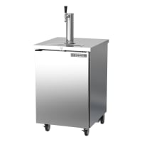 Beverage-Air DD24HC-1-S 24" Kegerator Beer Dispenser w/ (1) Keg Capacity - (1) Column, Stain...