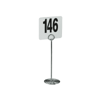 American Metalcraft NSC8 8" Number Card Holder - Chrome