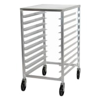 Advance Tabco PR10-3WT 20 1/4"W 10 Sheet Pan Rack w/ 3" Bottom Load Slides