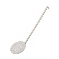 Browne Skimmer, 6" Diameter, Long Hooked Handle, Stainless Steel (375)