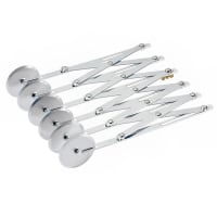 Browne Dough Cutter, 2 1/8"D Wheels, Six Wheels, Stainless Steel (2226)