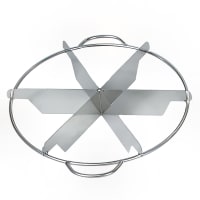 Browne Pie Cutter, 6 Cut, Stainless Steel (575116)