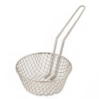 Browne 10" Round Culinary Basket w/ 1/2" Coarse Mesh (79734)