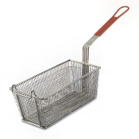Browne Fryer Basket w/ Coated Handle &amp; Front Hook, 13" x 5 2/5" x 5 7/10" (79207)