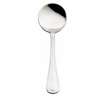 Browne 6 2/7" Bouillon Spoon with 18/0 Stainless Grade, Contour Pattern (502917)