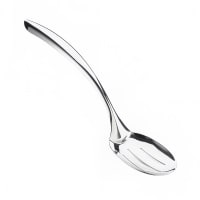 Browne Eclipse Serving Spoon, 13 1/2 in, Slotted, 18/10 Stainless Steel (573174)