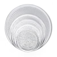 Browne Perforated Pizza Plate, 11" Diameter, 1 mm Gauge Aluminum (575351)