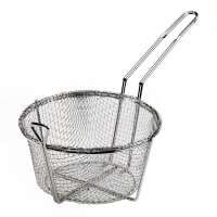 Browne Fryer Basket w/ Uncoated Handle, 8 1/2" x 8 1/2" x 4 3/4" (79090)