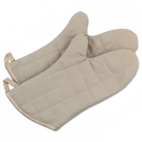 Browne 17" Conventional Grill/Oven Mitt - Cotton, Canvas (POM17)